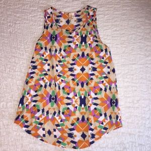 Colorful Print Blouse